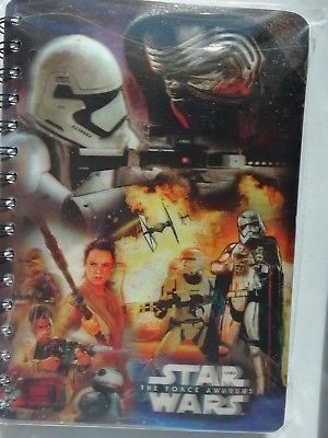 Star Wars 3D Episode 7 A5 Notebook Lenticular RRP 3.99 CLEARANCE XL 99p